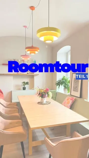 Instagram-Reel Roomtour Teil 1 mit Einblick in die Gemeinschaftsküche